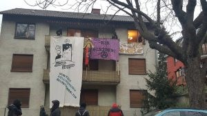 Weiteres Haus in Freiburg besetzt. Mehrfamilienhaus am Stadtgarten