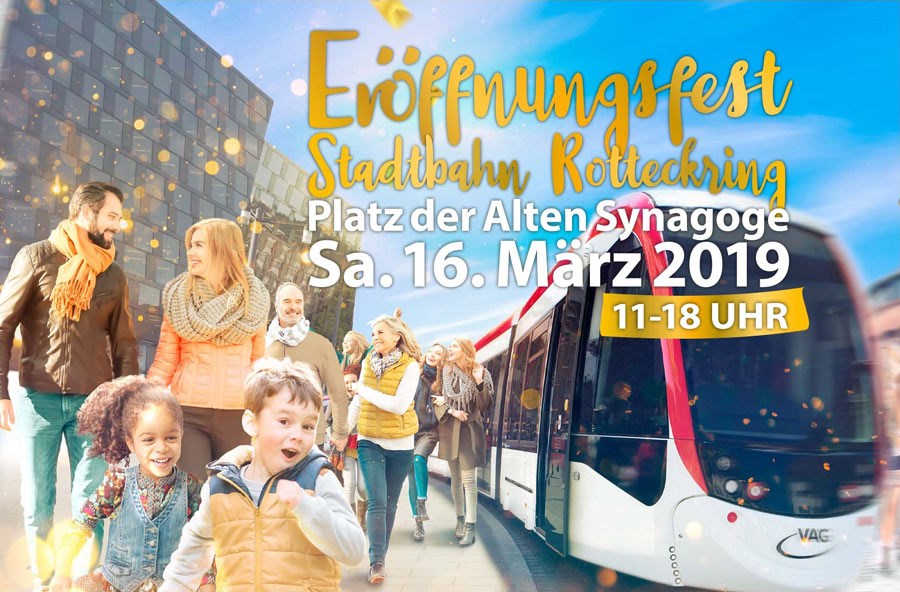 Am 16. März ist es soweit, die Stadtbahn Rotteckring wird eingeweiht
