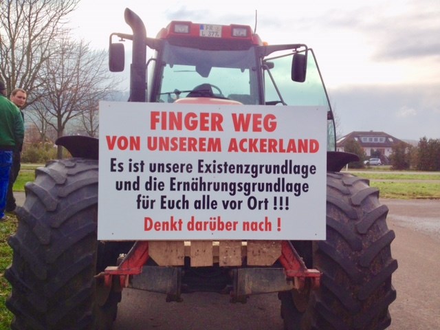 Appell zum Erhalt der Freiburger Ackerflächen für die Ernährungssicherheit von der BI Pro Landwirtschaft und Wald in Freiburg-Dietenbach & Regio 