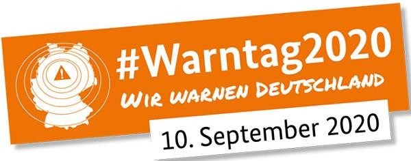 Erster bundesweiter Warntag am Donnerstag, 10. September