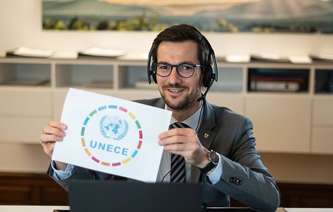 Corona und Klimawandel - OB Horn spricht beim UN-Bürgermeisterforum